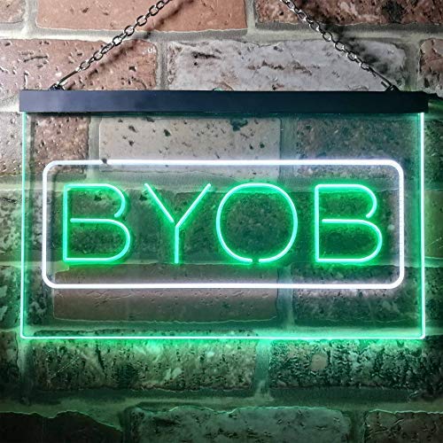 BYOB Dual LED Neon Light Sign
